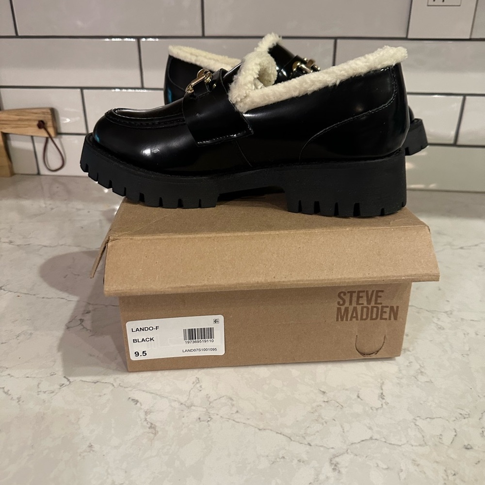 Steve Madden Fur Loafers